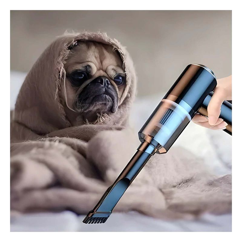 RYBIU IMPORT - Pack4 Mini Aspirador para Casa en Negro Y+Papel de Regalo