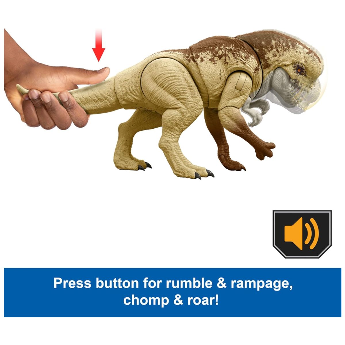 JURASSIC WORLD - Jurassic World Rebirth Distortus Rex Rumble N Rampage