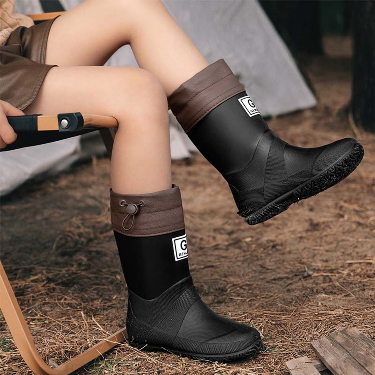 SHANDIAN - Botas de agua Mujer