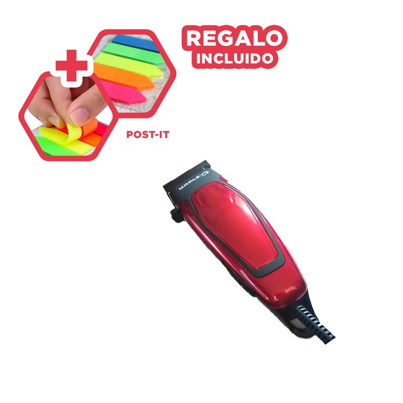RYBIU IMPORT - Afeitadora de Precision Rojo Y+Post-it Adhesivos