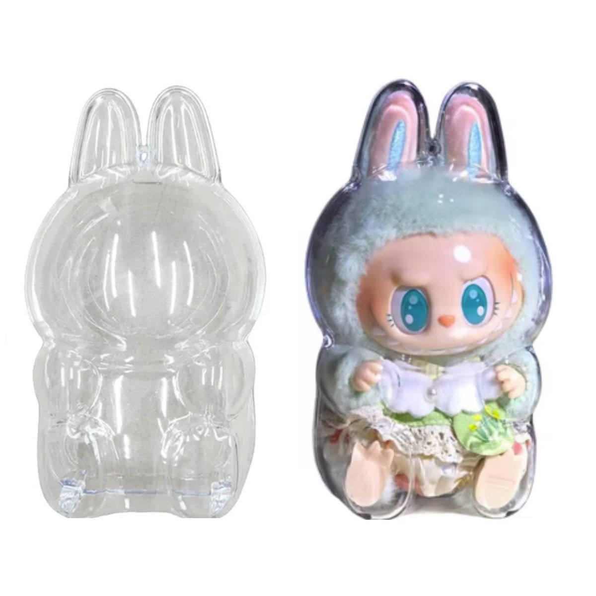 KAWAI - Protector Labubu Acrílico  Have a Seat