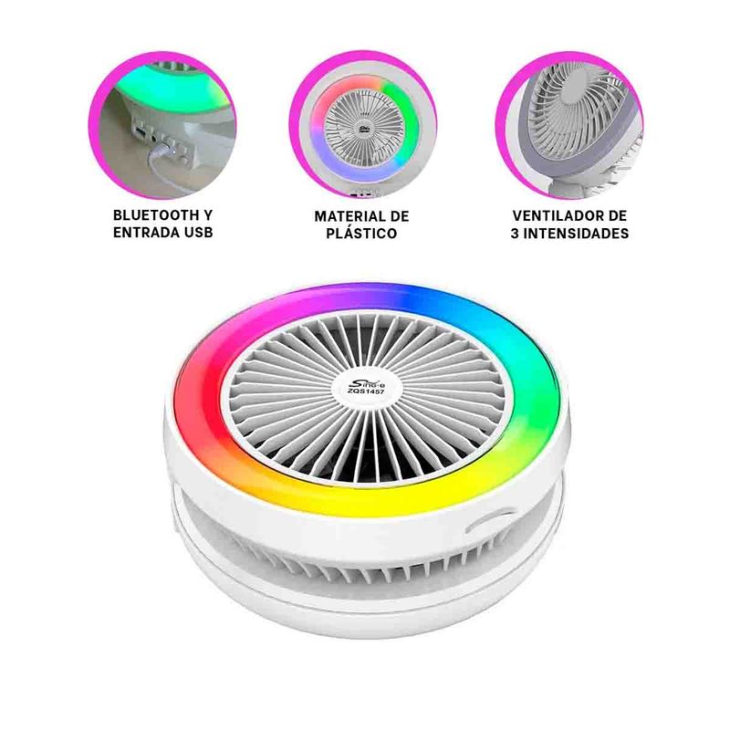 RYBIU IMPORT - Pack4 Parlante Versatil y Util de Blanco Y+Ligas de Regalo