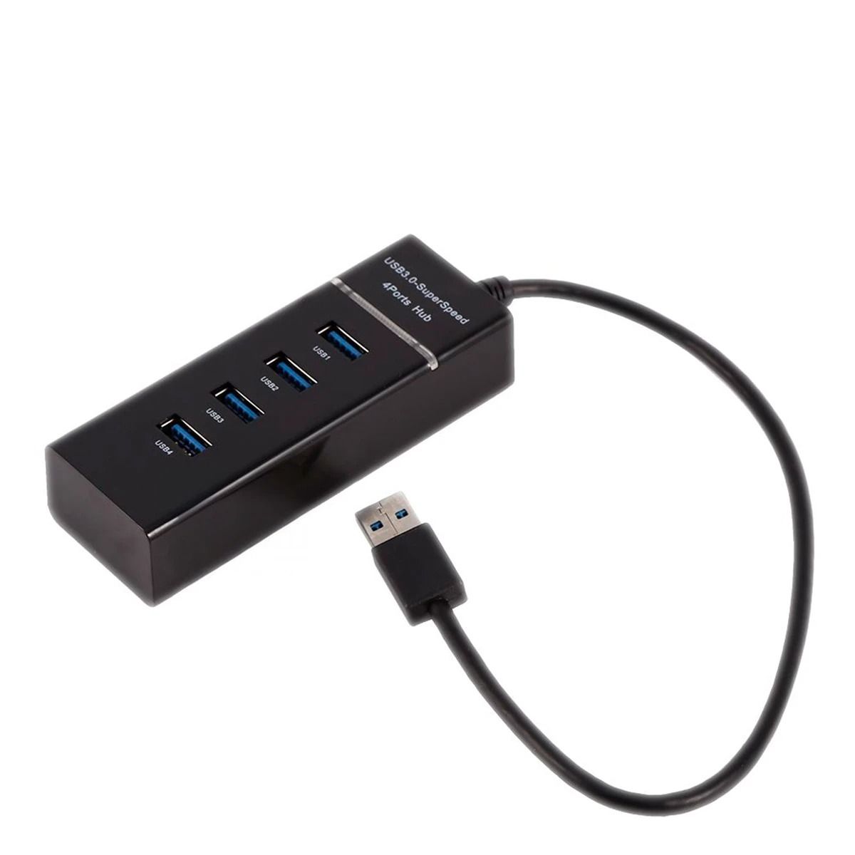RYBIU IMPORT - Pack4 Interfaz de Conexion USB Negro Y+Ligas de Regalo