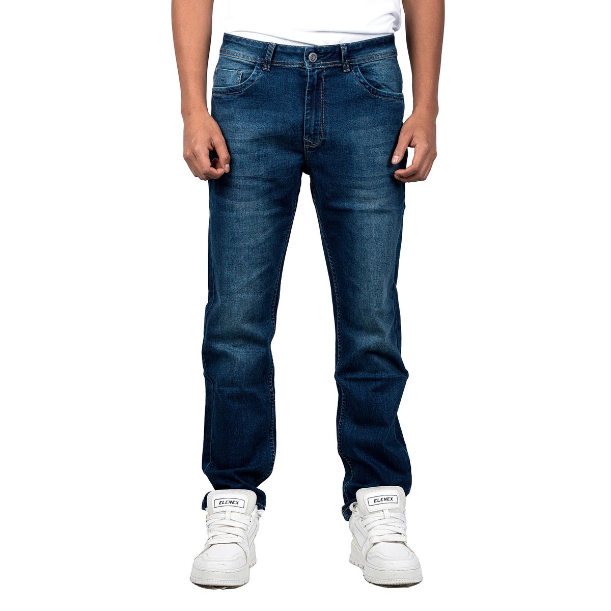 ELENEX - Pantalón Jeans Hombre Elenex