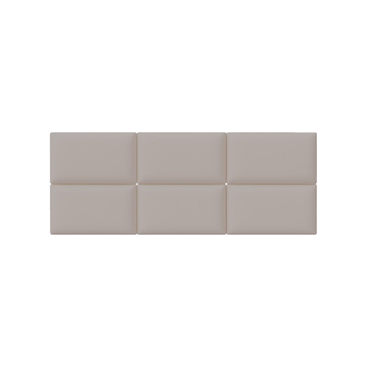 MUEBLES MACRUMO - Cabecera Modular Panel 30cmx40cm color Beige oscuro 1unidad