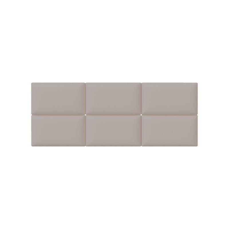 MUEBLES MACRUMO - Cabecera Modular Panel 30cmx40cm color Beige oscuro 1unidad