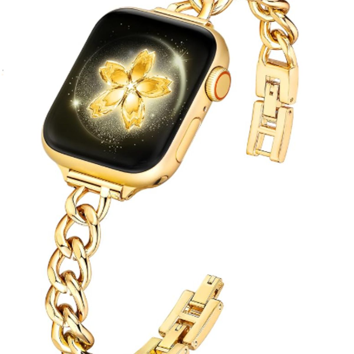 GENERICO - Correa Acero RINGS Para Apple Watch 41mm - Color DORADO