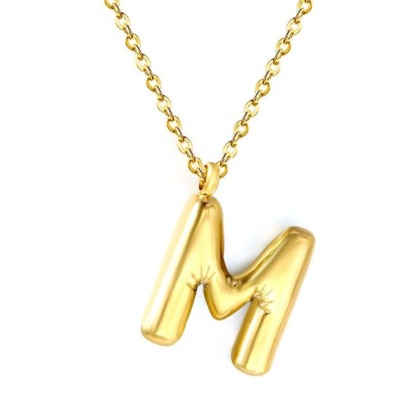 GENERICO - Collar Letra Bubble - M