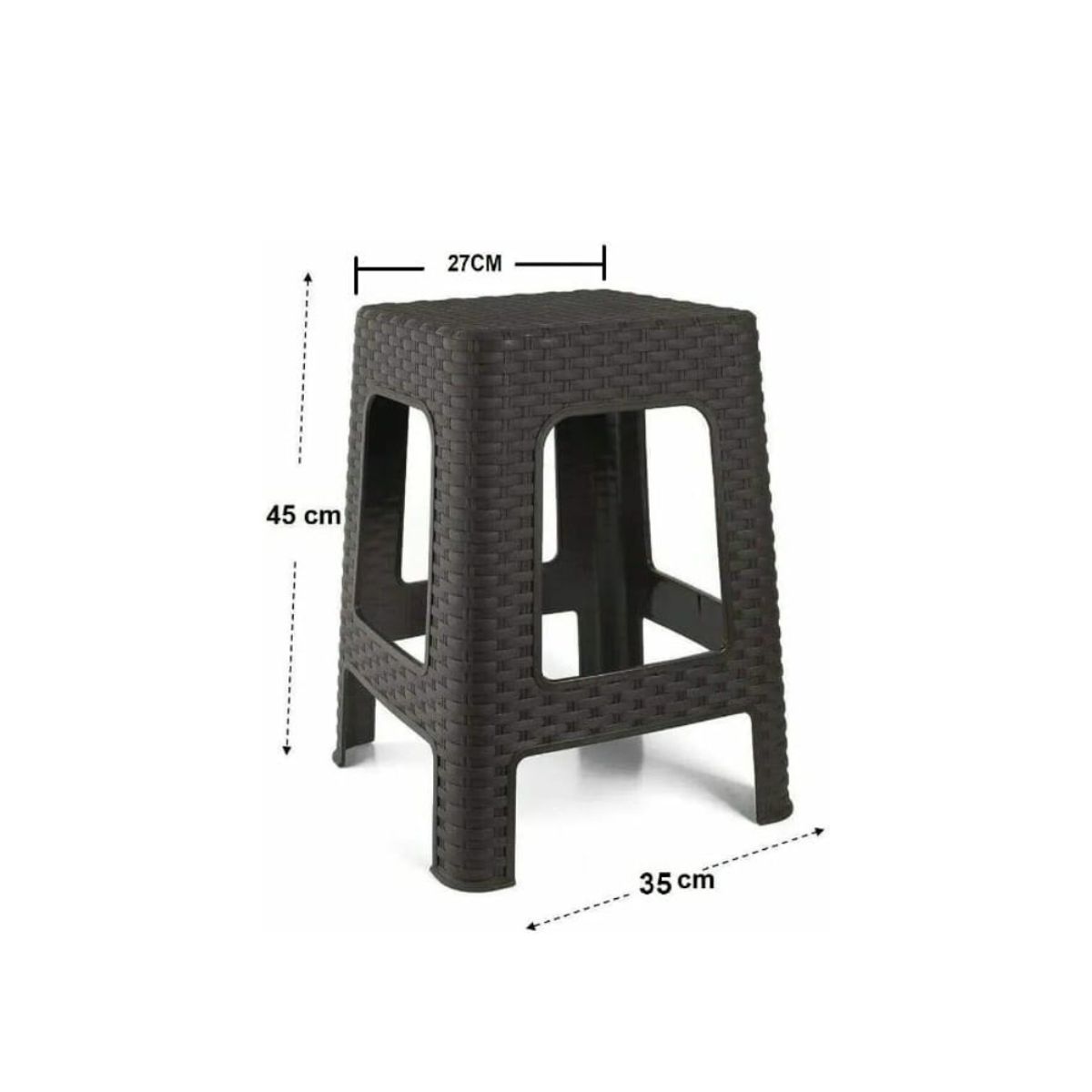 CUTE - BANCO TAVARÚA COLOR NEGRO