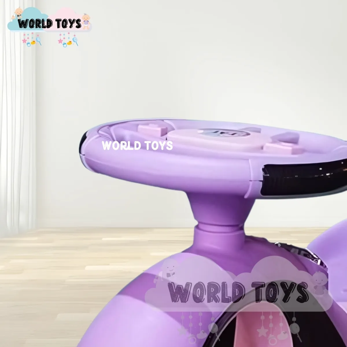 BABY - Correpasillo Twist Car con Luces y Bluetooth «MOORE II» Pink