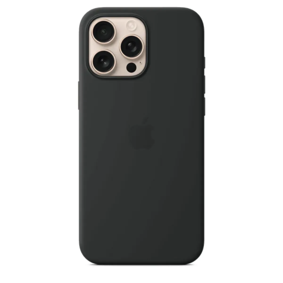 CASE - CASE SILICONA PARA IPHONE 16 PRO MAX   - NEGRO