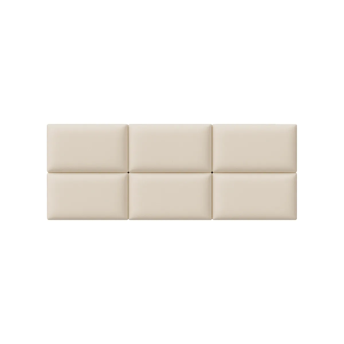 MUEBLES MACRUMO - Cabecera Modular Panel 30cmx40cm Beige claro 1unidad