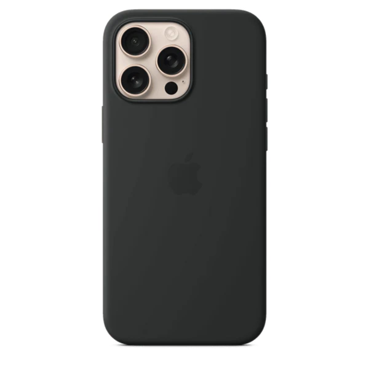 CASE - CASE SILICONA PARA IPHONE 16 PRO   - NEGRO