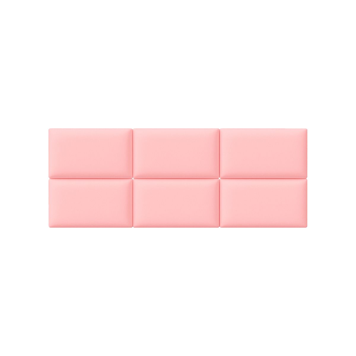 MUEBLES MACRUMO - Cabecera Modular Panel 30cmx40cm Rosado 1unidad