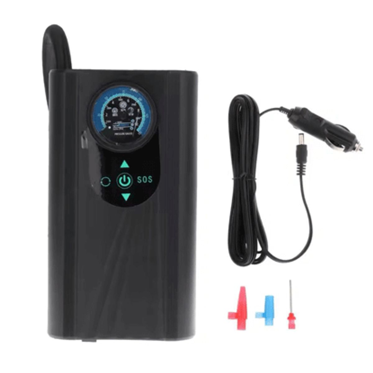 GENERICO - Compresor de aire inflador de llantas eléctrico medidor PSI