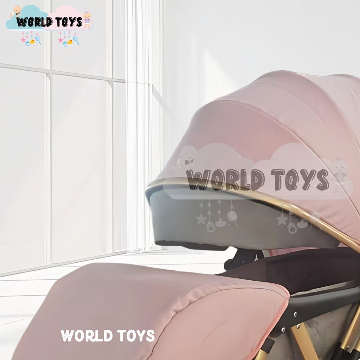 BABY - Coche Cuna de Lujo «NEW TURQUÍA» Edición Limitada Light Pink