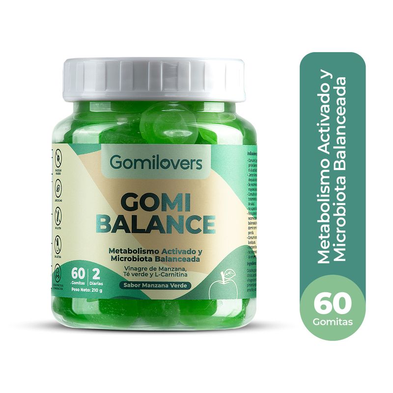 GOMILOVERS - Gomitas para activar metabolismo con vinagre de manzana L- Carnitina