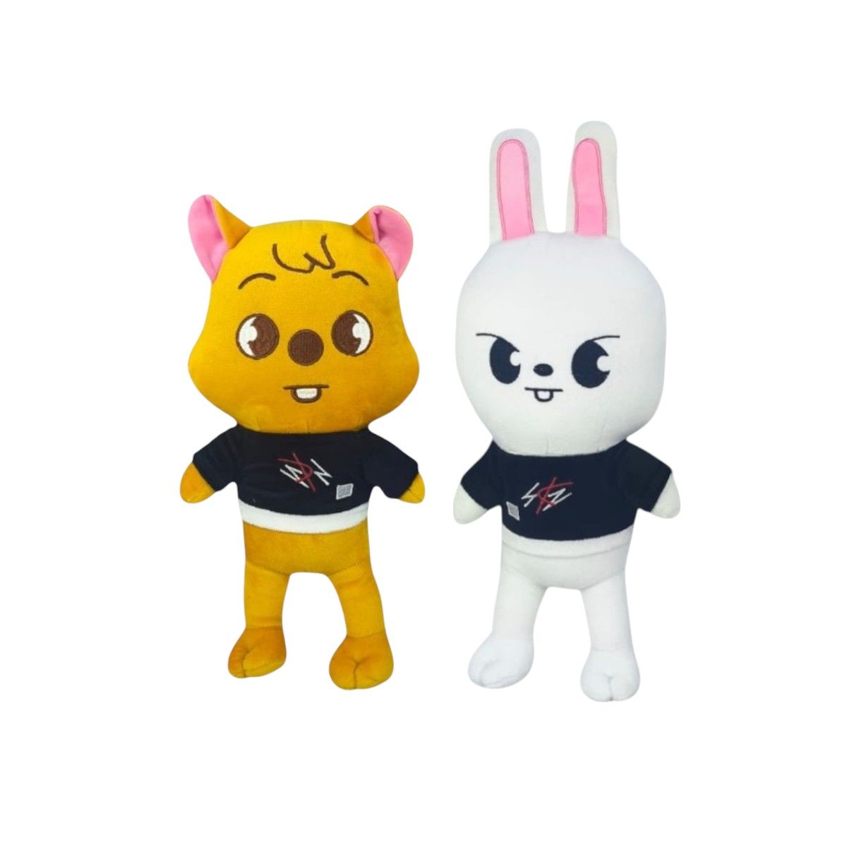 GENERICO - Pack 2 peluche Stray Kids Leebit y Han Quokka