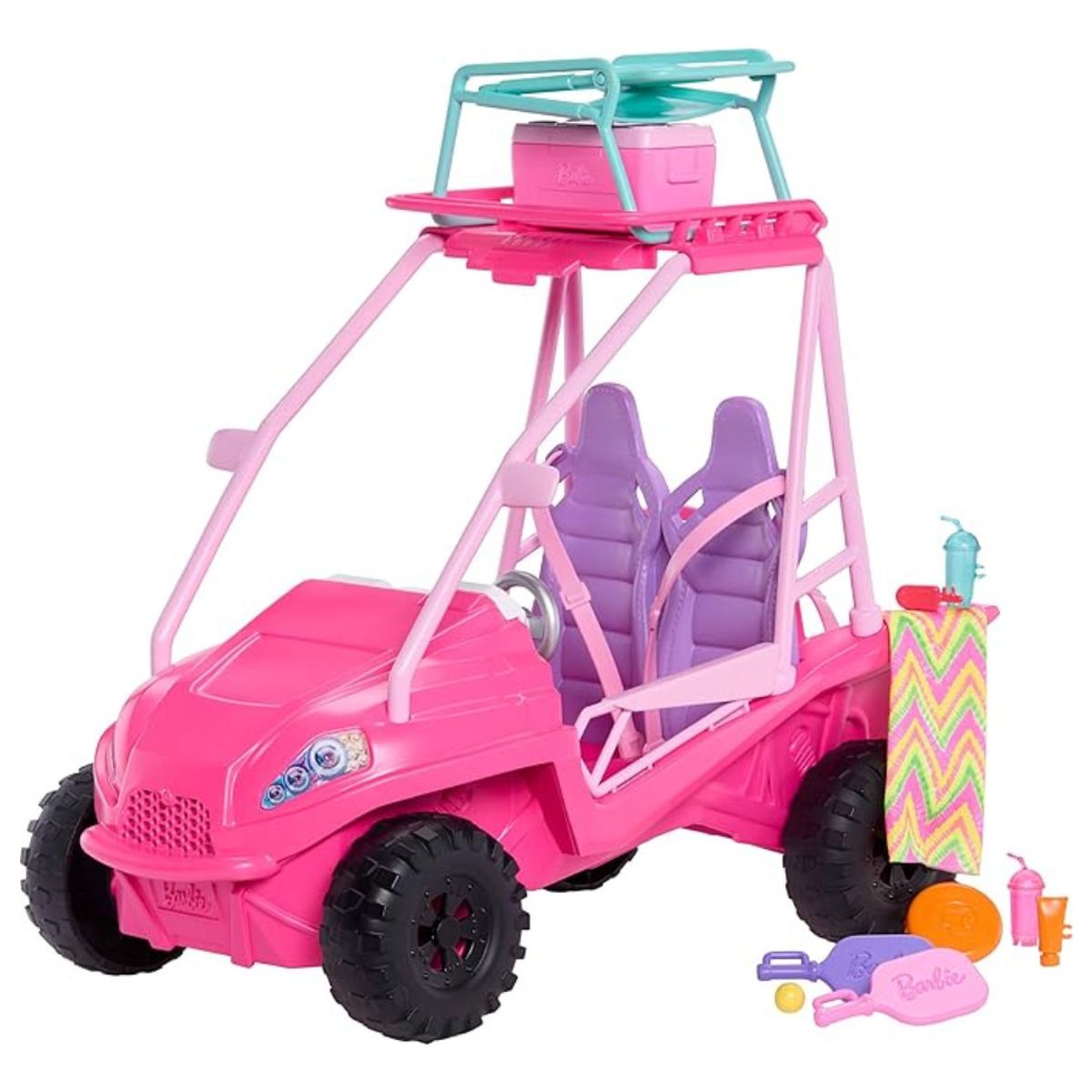 BARBIE - Barbie Detectives En La Playa - Vehículo Buggy De Playa