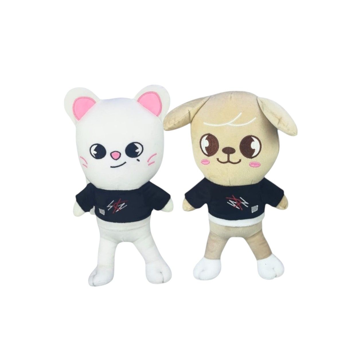 GENERICO - Pack 2 peluche Stray Kids Jiniret y PuppyM