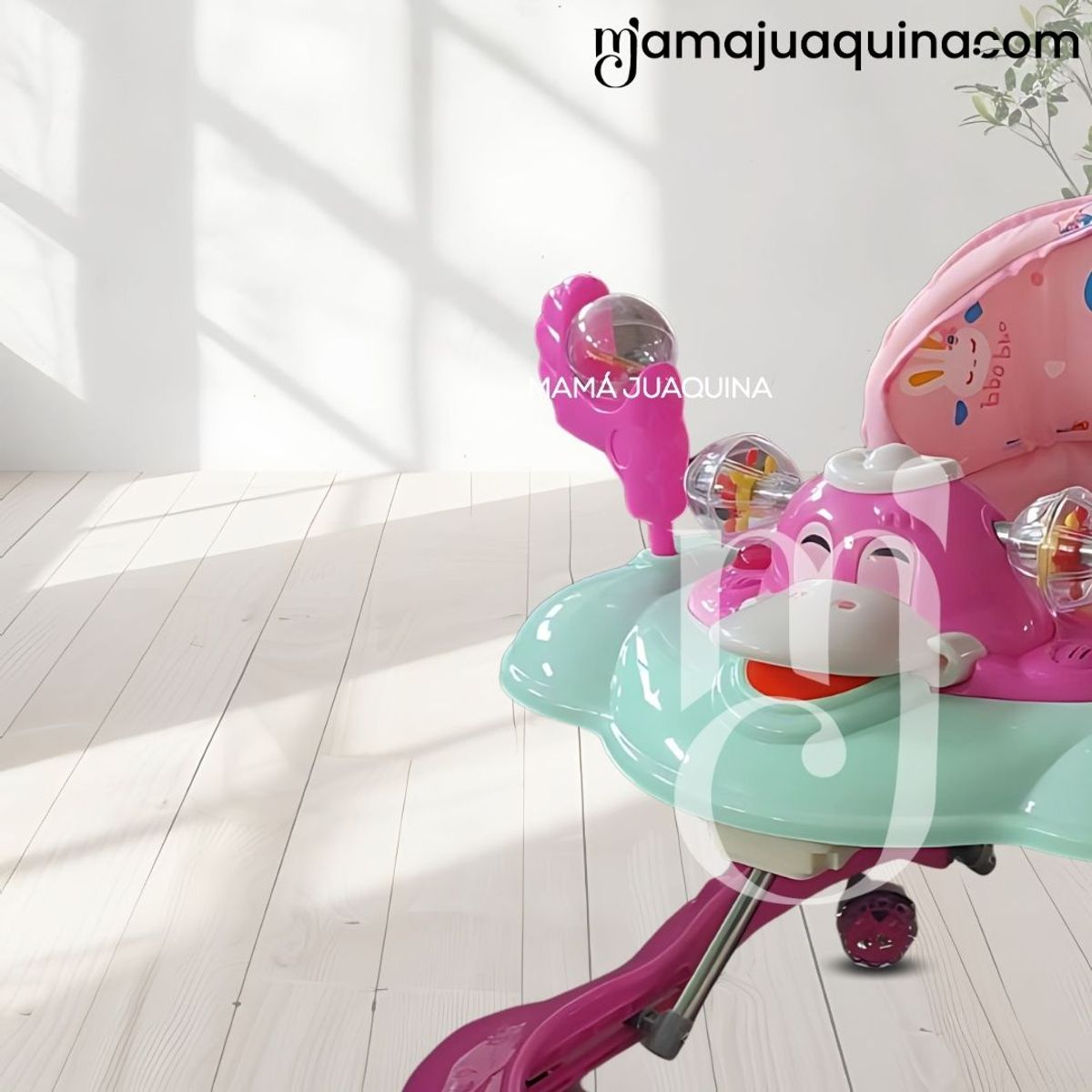 BABY - Andador Musical «DUCKY PLUS» con Bluetooth Pink