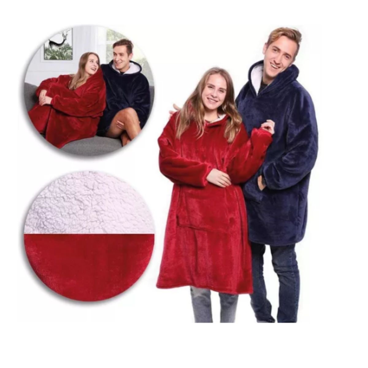 GENERICO - POLERA HOODIE ABRIGADORA