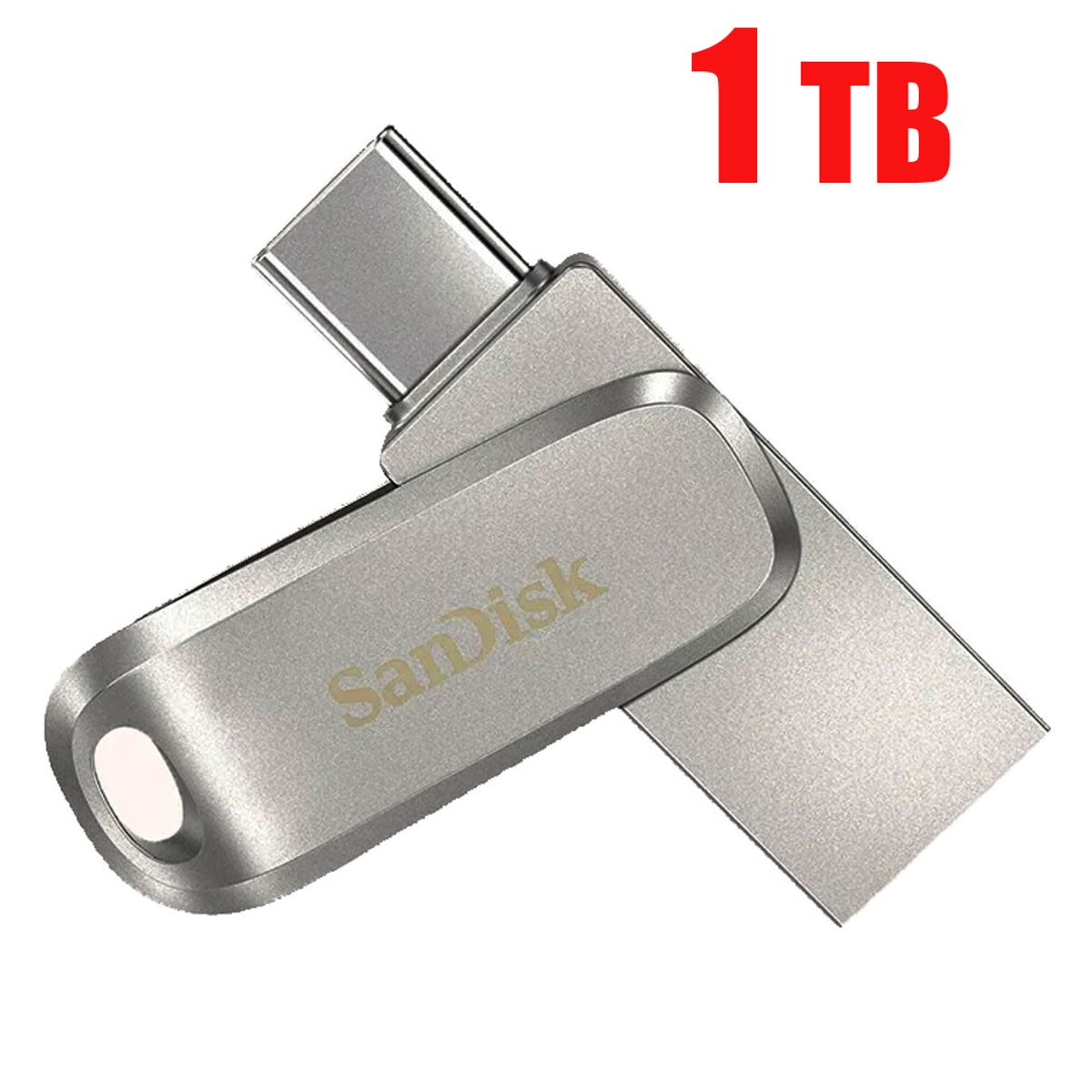 SANDISK - Memoria USB SanDisk de 1TB Luxe USB Tipo-C y Tipo-A - Hasta 400MBs