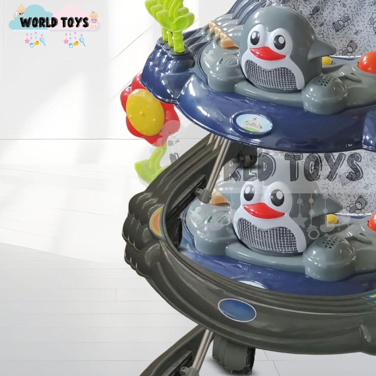 Andador Musical con Bluetooth «HAPPY PENGUIN II» Gray, marca Baby - Foto 2