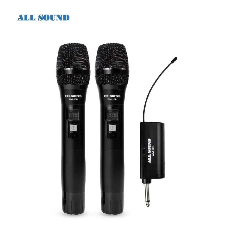 ALL SOUND - MICROFONO INALAMBRICO DUAL UHF ALL SOUND WM-20B