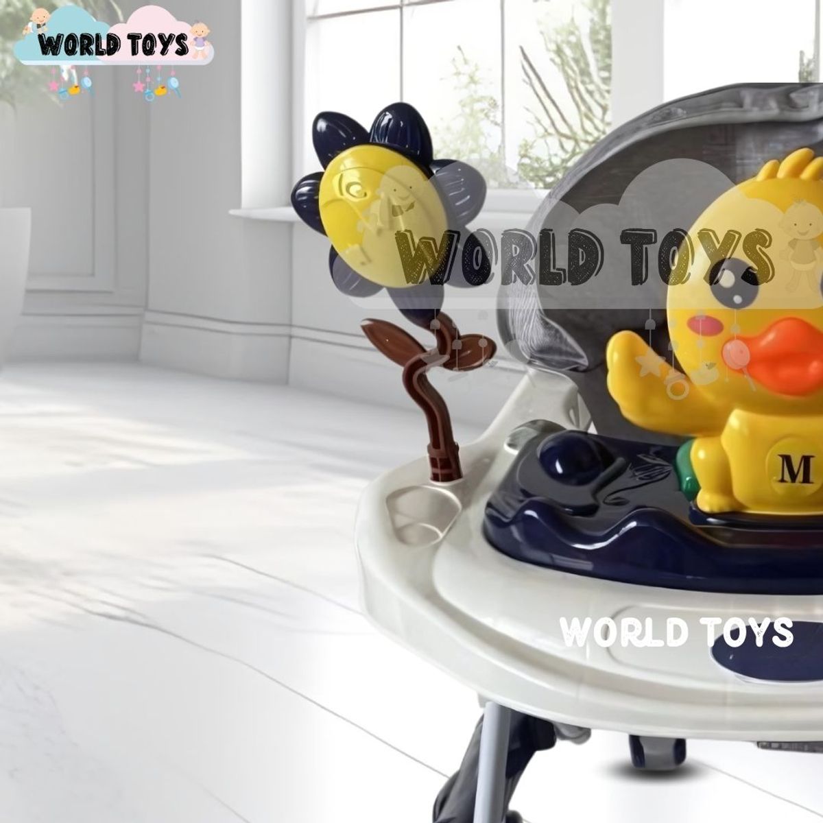 BABY - Andador Musical para Bebés «CHICKIE» con Bluetooth Dark Blue