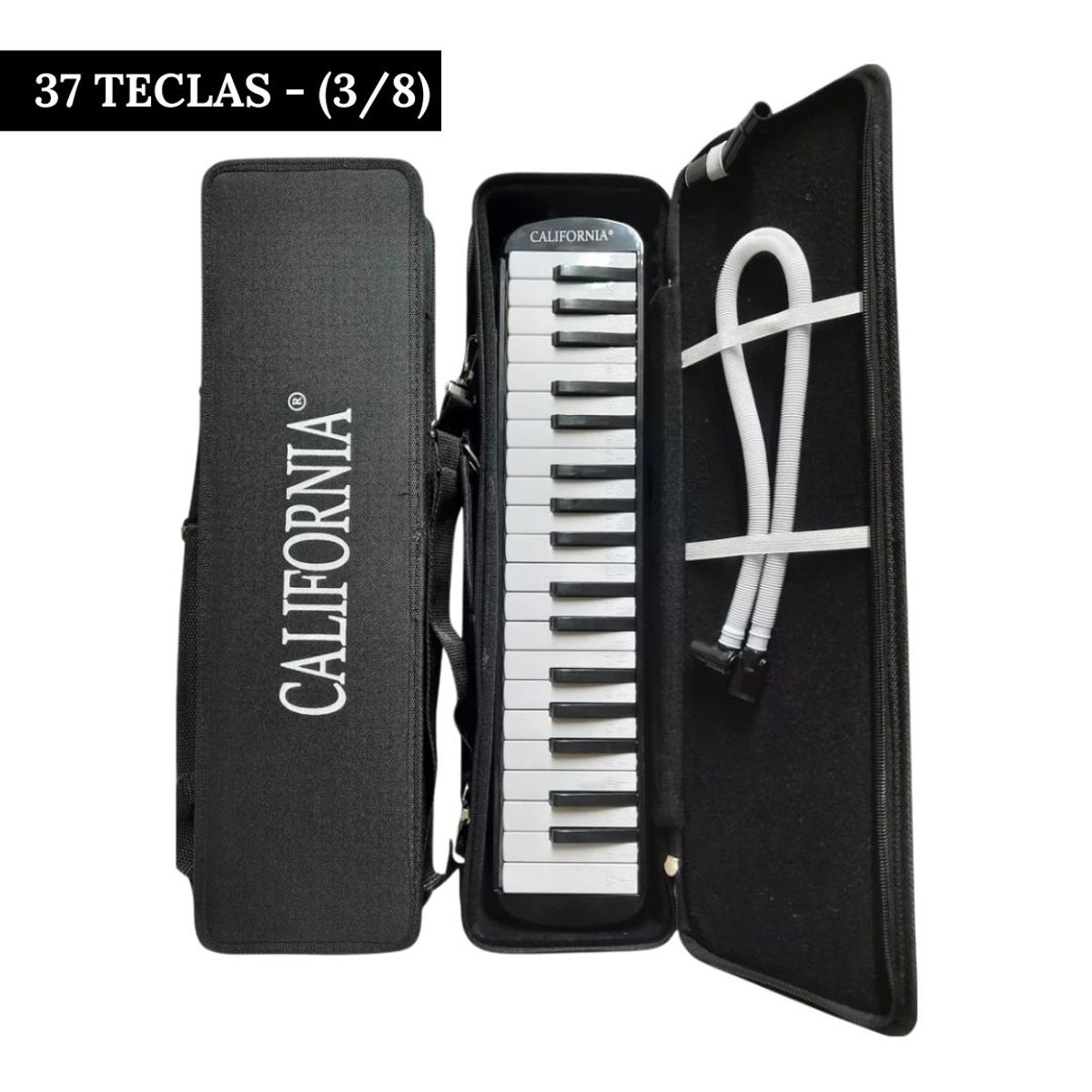 CALIFORNIA - Melodica de 37 teclas "CALIFORNIA" - Negro