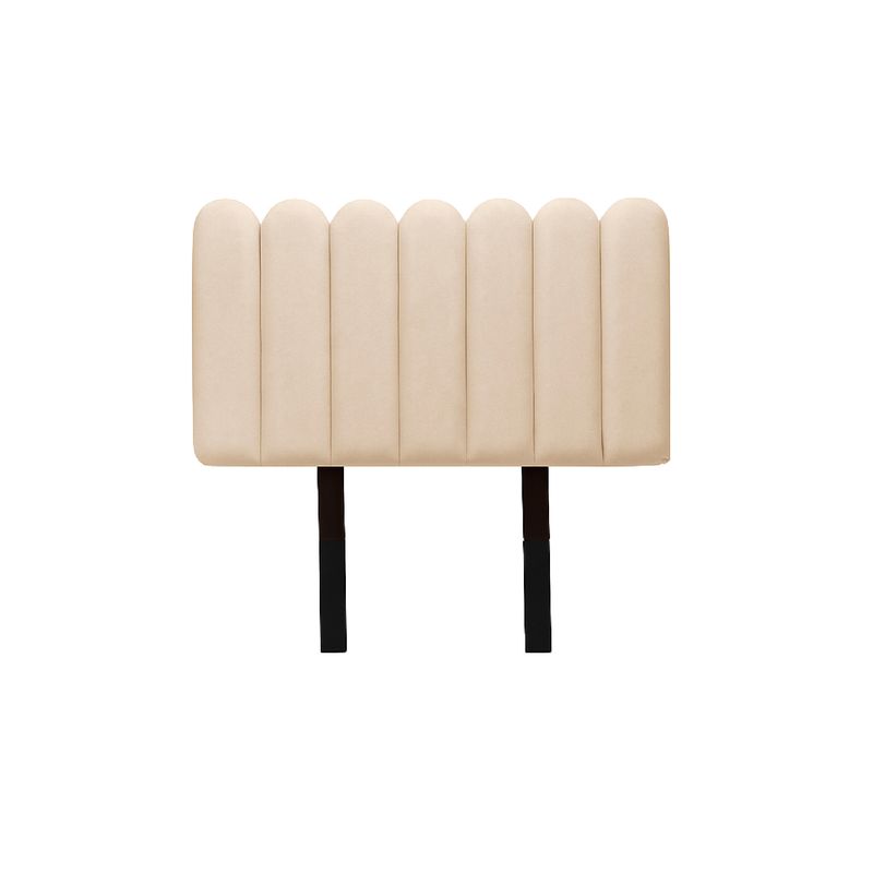 MUEBLES MACRUMO - Cabecera Alta Ginebra de 1.5 Plz - Color Beige claro