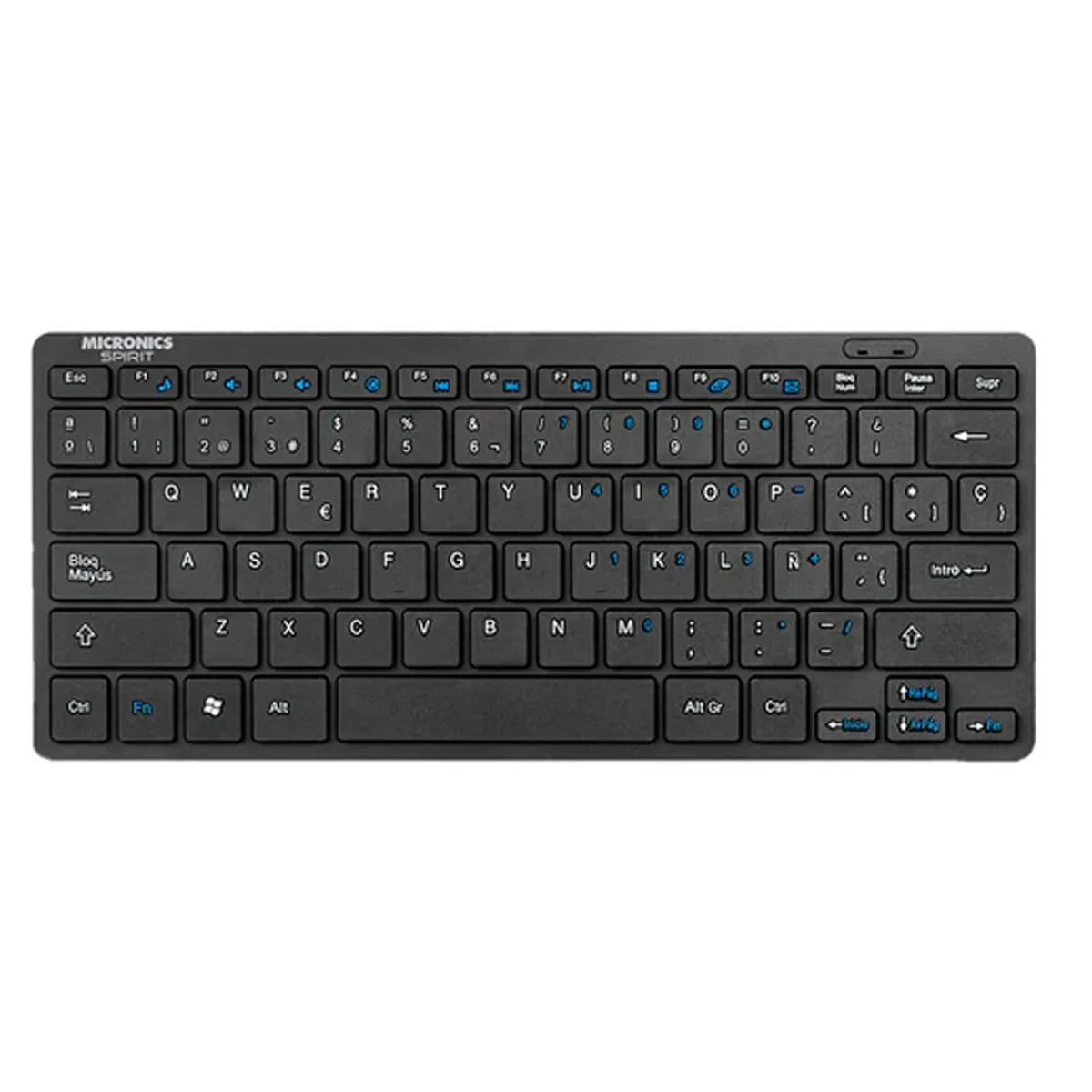 MICRONICS - Combo Inalámbrico Recargable MICRONICS Spirit WT800  Teclado + Mouse Negro