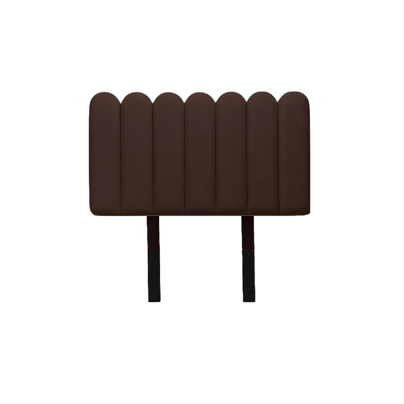 MUEBLES MACRUMO - Cabecera Alta Ginebra de 1.5 Plz - Color Marrón