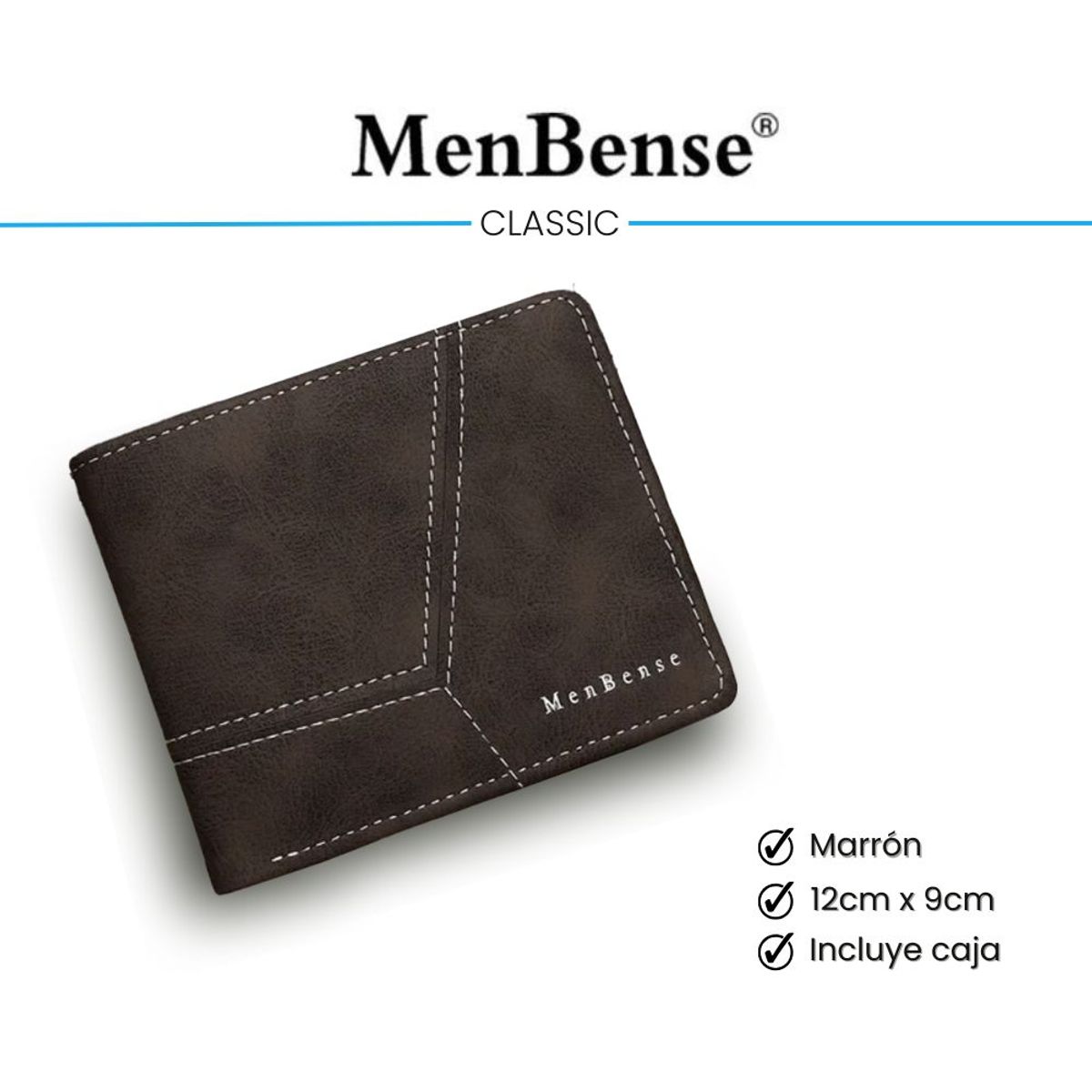 GENERICO - Billetera de cuero Menbense - Elegante