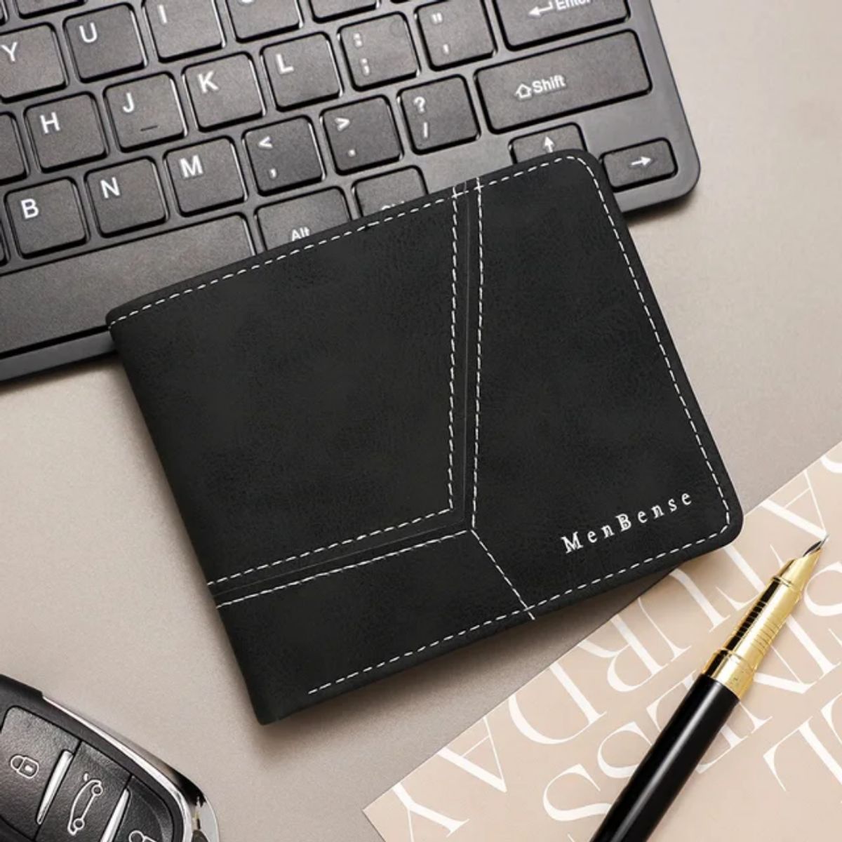 GENERICO - Billetera de cuero Menbense - Elegante