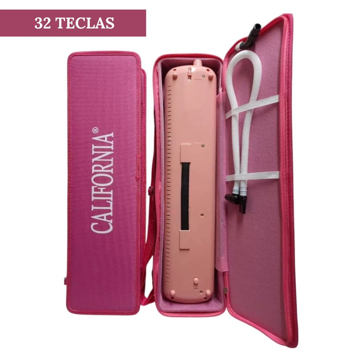 CALIFORNIA - Melodica de 32 teclas Rosado "CALIFORNIA"