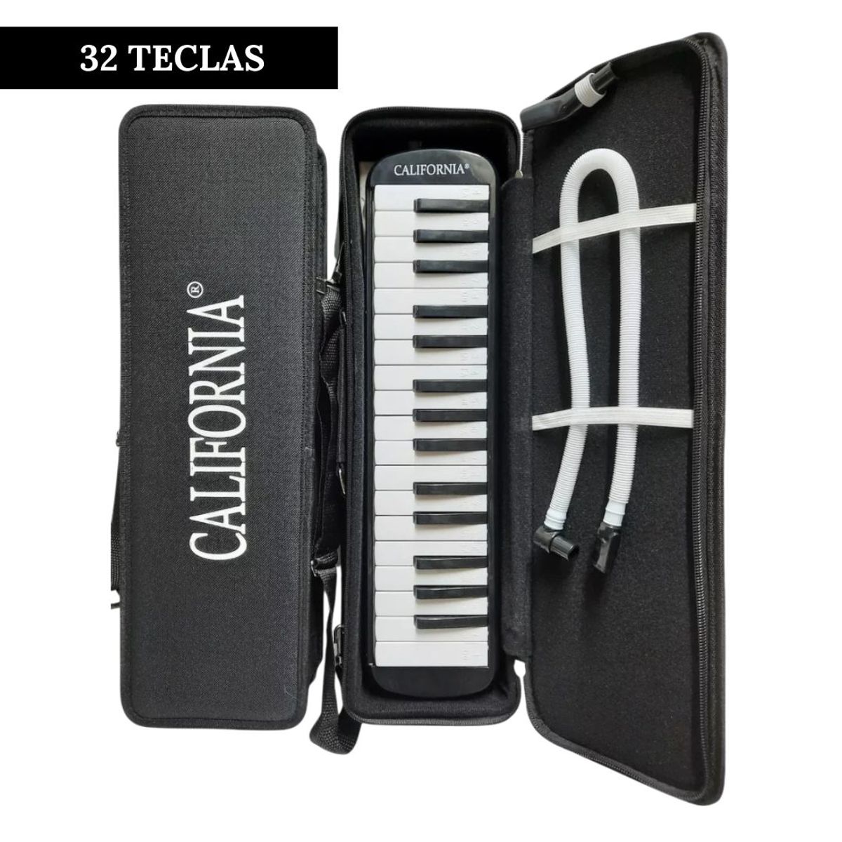 CALIFORNIA - Melodica de 32 teclas Negro "CALIFORNIA"