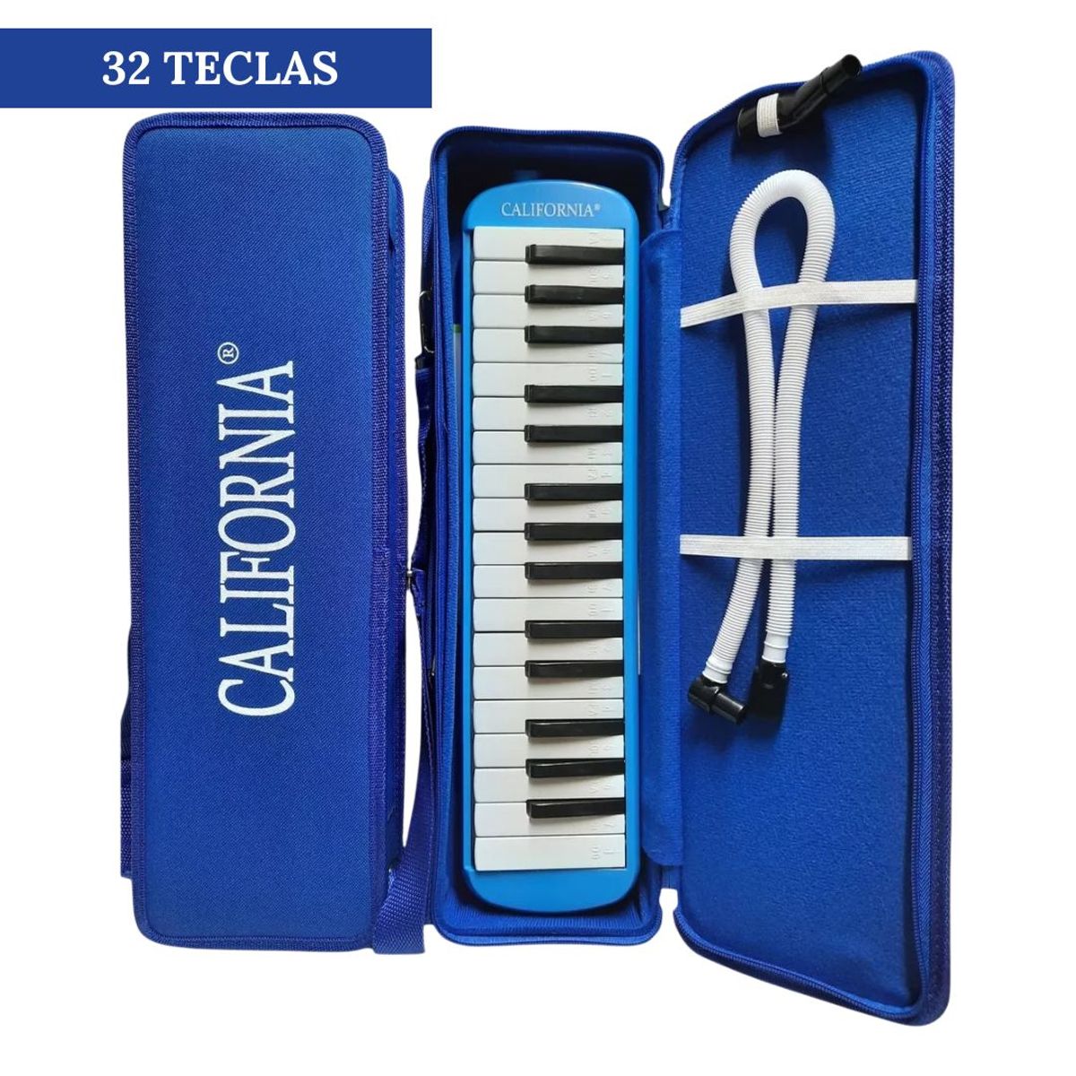 CALIFORNIA - Melodica de 32 teclas Azul "CALIFORNIA"