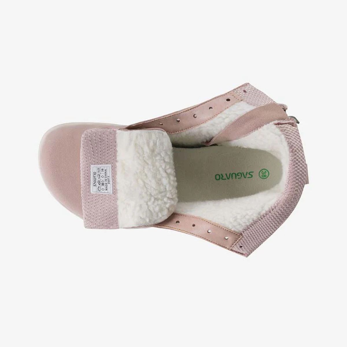 SAGUARO - Saguaro - Bota de Invierno Barefoot Ambition II - Rosa