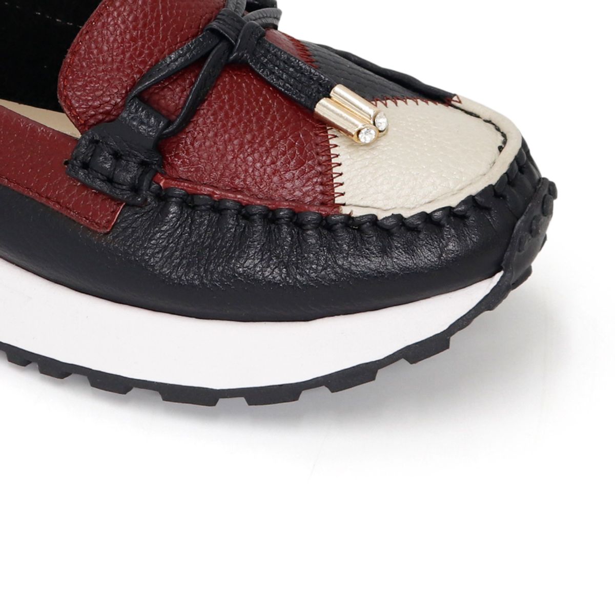 PAR&SS - Mocasín Casual De Cuero Mujer Par&ss PA24I2-538 Negro