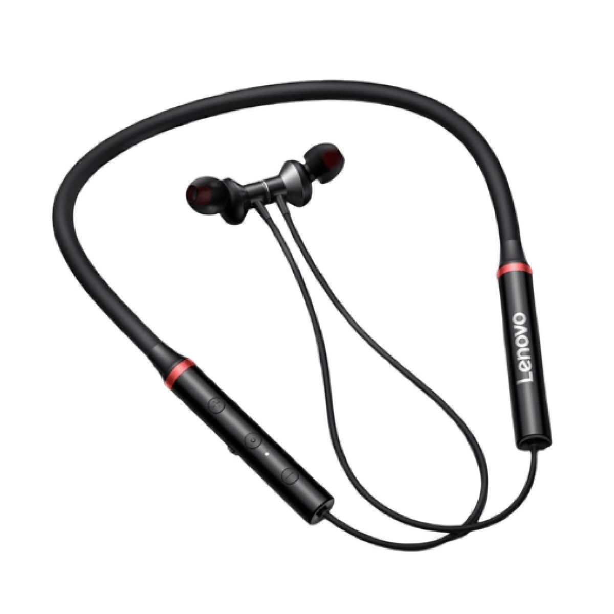 LENOVO - Audífonos Bluetooth Deportivos Lenovo HE05X Negro Pack x 2 Unidades