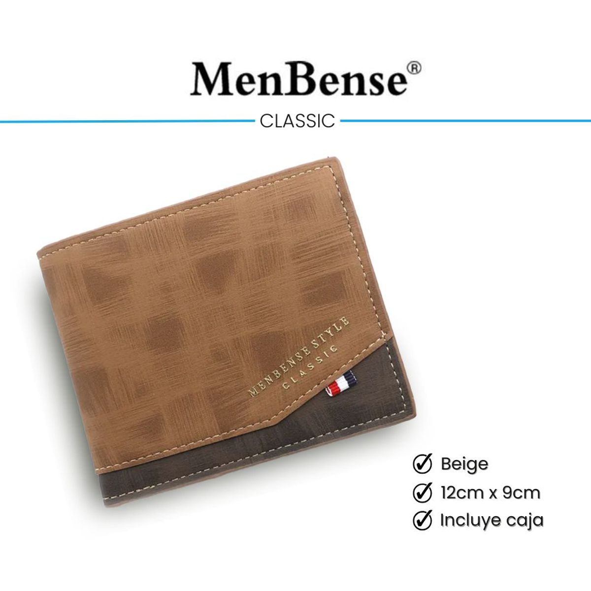 GENERICO - Billetera de cuero Menbense - Elegante