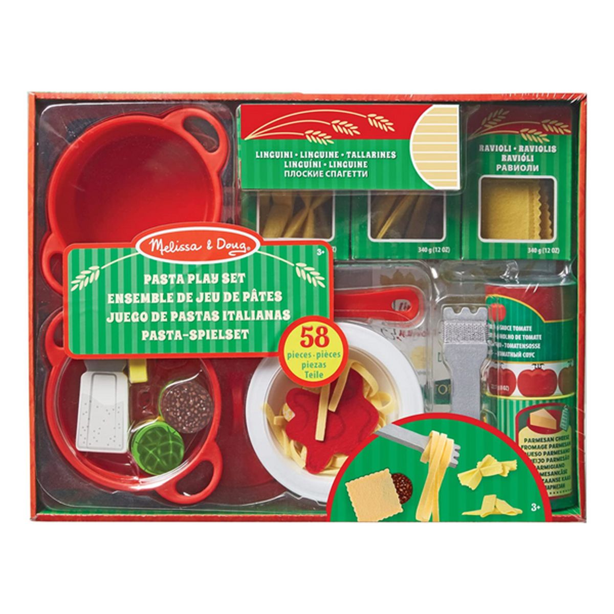MELISSA & DOUG - Set de pastas de madera