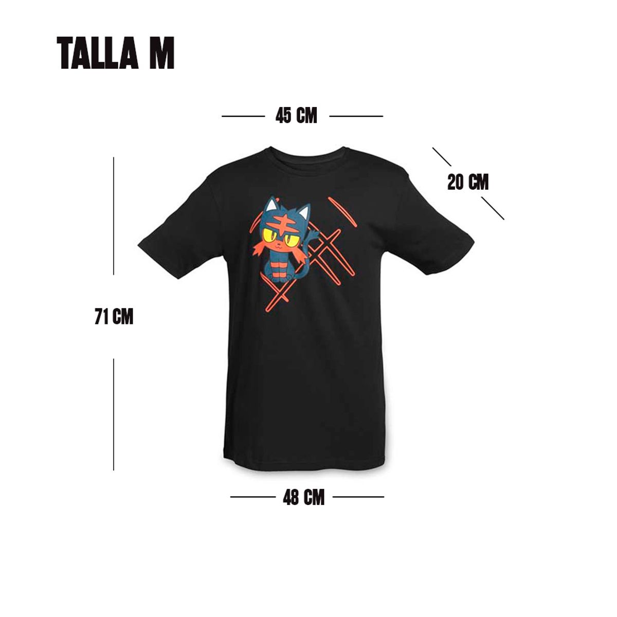 POKEMON - Pokemon Center Polo Litten Adulto Talla M