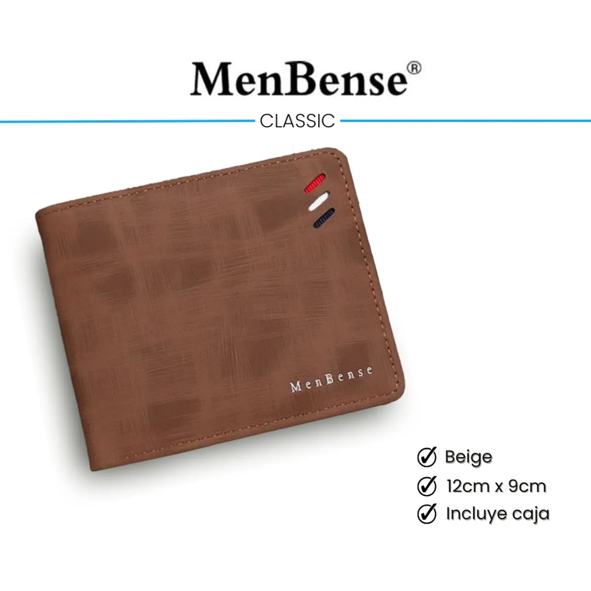 GENERICO - Billetera de cuero Menbense - Elegante