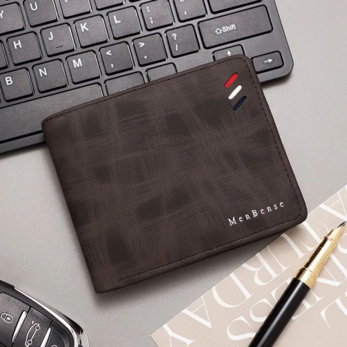 GENERICO - Billetera de cuero Menbense - Elegante