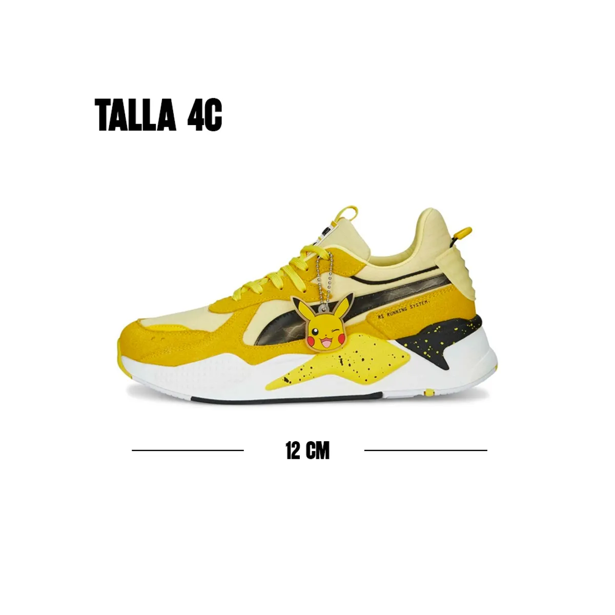 POKEMON - Pokemon Puma Zapatilla Pikachu Niños Talla US 4C