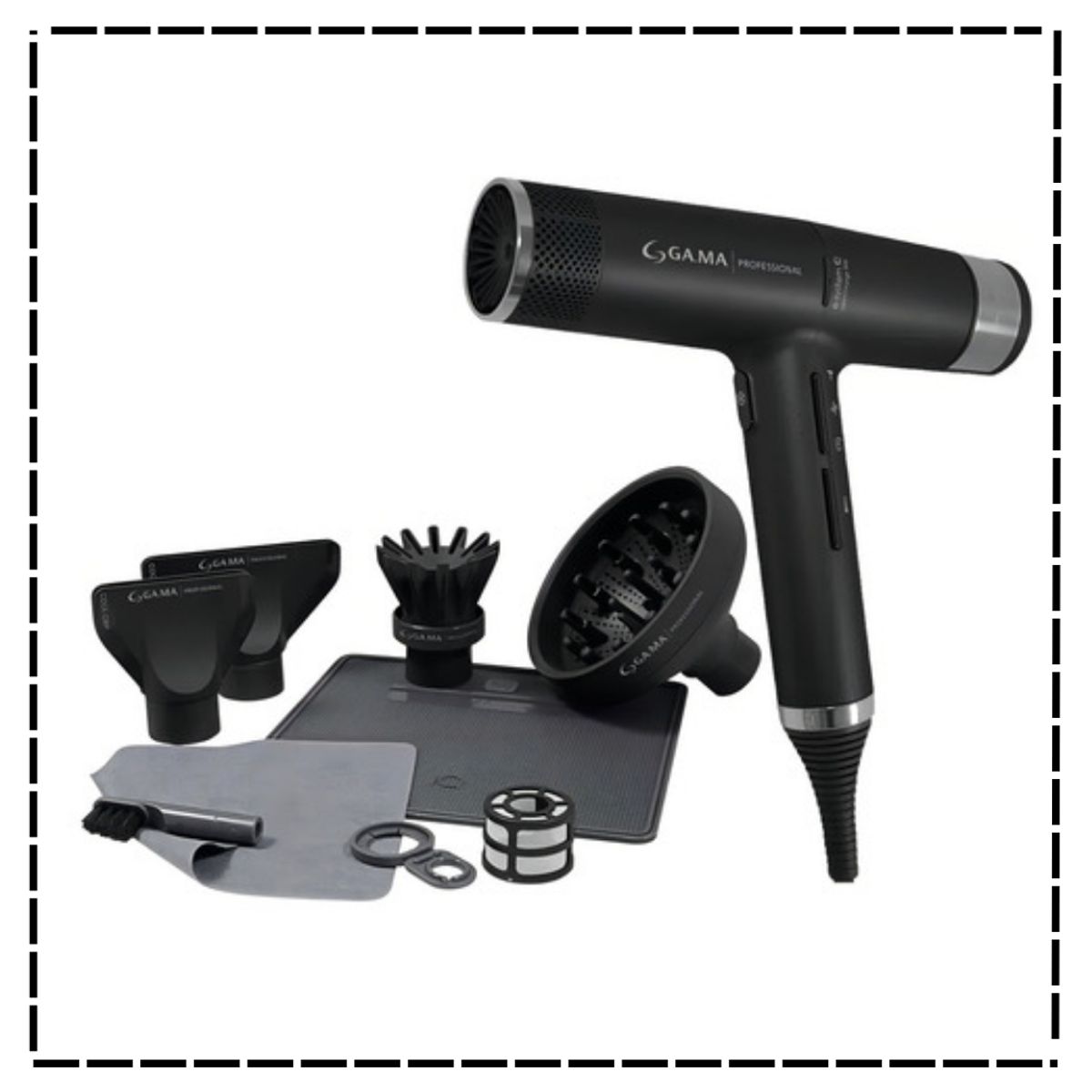 GAMA - Secadora Profesional Iq3 Perfetto Black 220v