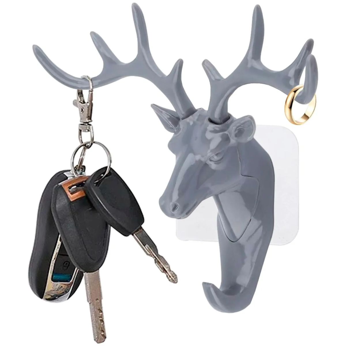 GENERICO - Porta Llaves Gancho Colgador de Pared CIERVO